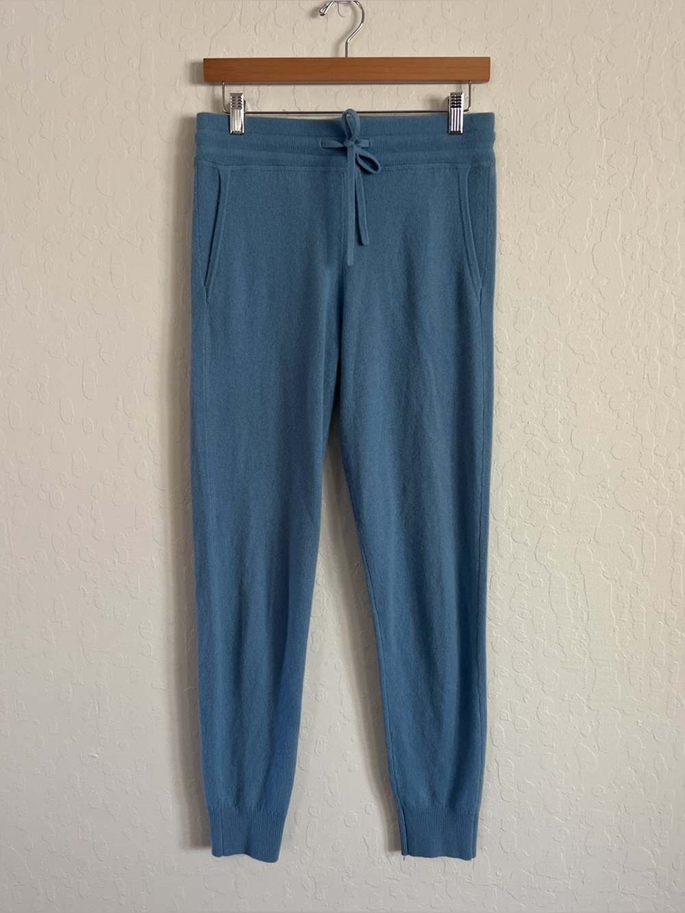 Van Winkle & Co 100% Cashmere Pull On Knit Jogger Lounge Pants Sweatpants Small